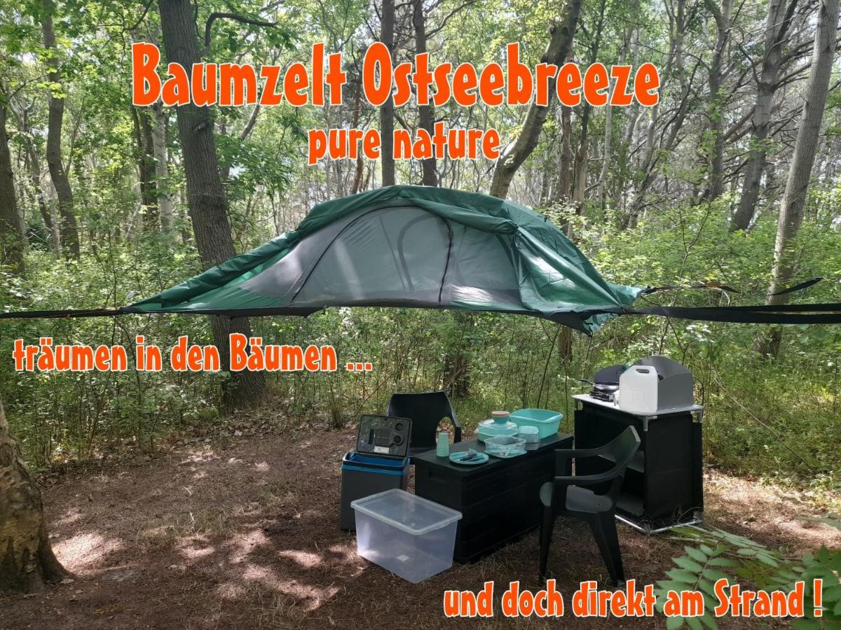 Baumzeltdorf Ostseebreeze Direkt Am Strand Dranske Bagian luar foto
