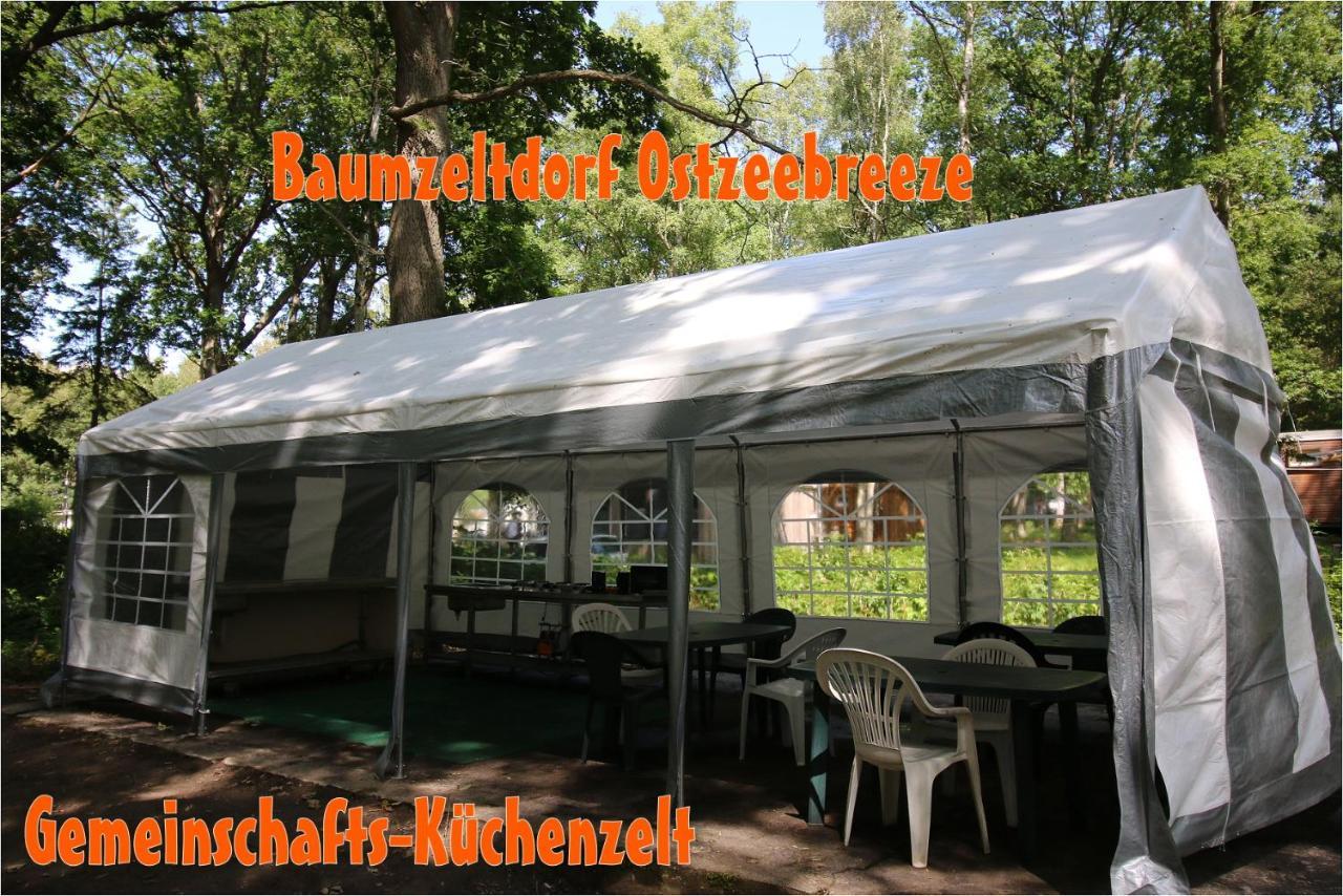 Baumzeltdorf Ostseebreeze Direkt Am Strand Dranske Bagian luar foto
