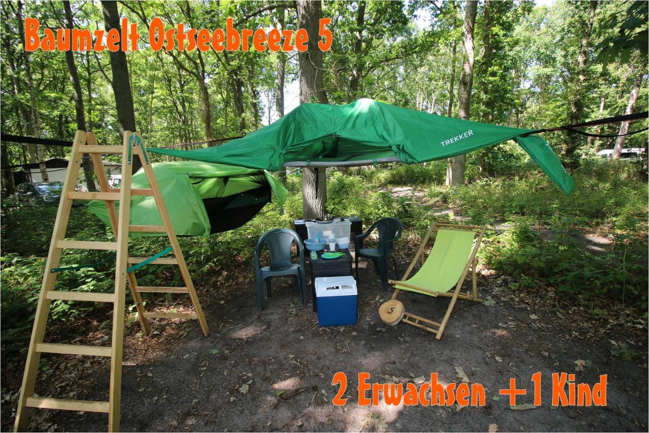 Baumzeltdorf Ostseebreeze Direkt Am Strand Dranske Bagian luar foto