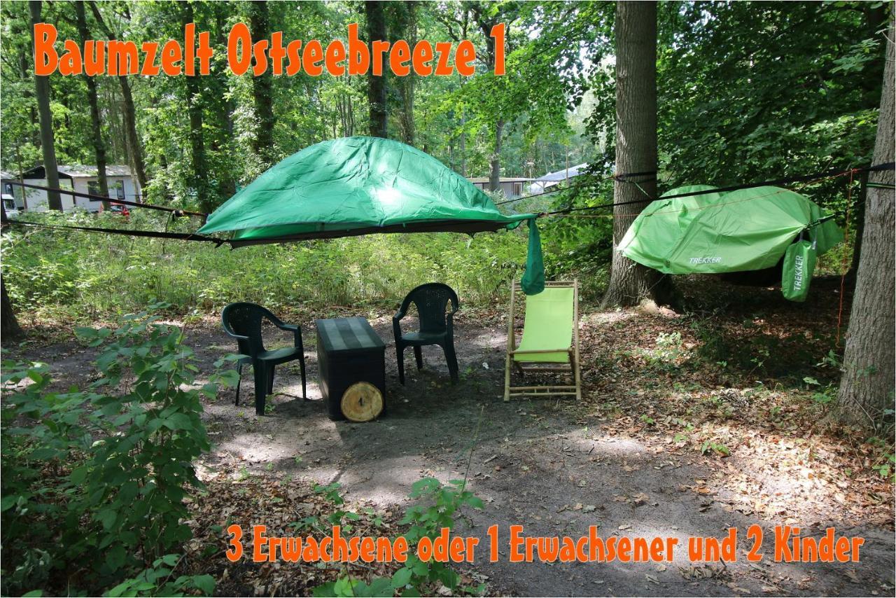 Baumzeltdorf Ostseebreeze Direkt Am Strand Dranske Bagian luar foto